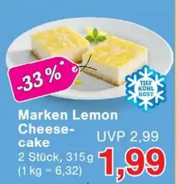 Wiglo Wunderland Marken Lemon Cheesecake Angebot