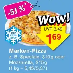 Wiglo Wunderland Marken-Pizza Angebot