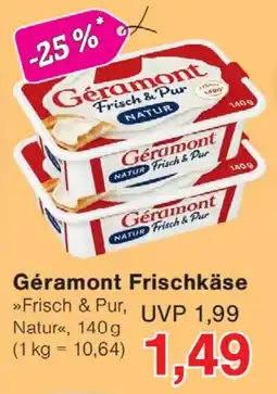 Wiglo Wunderland Géramont Frischkäse Angebot