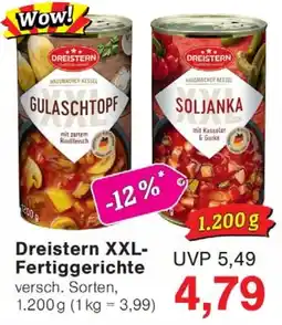 Wiglo Wunderland Dreistern XXL Fertiggerichte Angebot