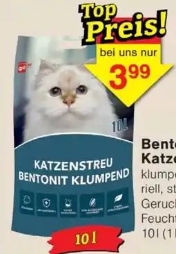 Wiglo Wunderland Bentonit Katzenstreu Angebot