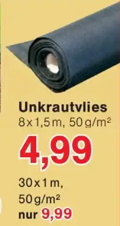 Wiglo Wunderland Unkrautvlies Angebot