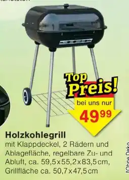 Wiglo Wunderland Holzkohlegrill Angebot