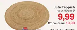 Wiglo Wunderland Jute Teppich Angebot