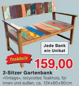 Wiglo Wunderland 2-Sitzer Gartenbank Angebot