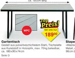 Wiglo Wunderland Gartentisch Angebot