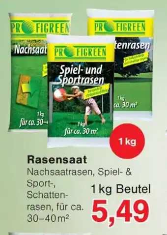 Wiglo Wunderland Rasensaat Angebot