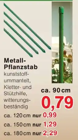 Wiglo Wunderland Metall Pflanzstab Angebot