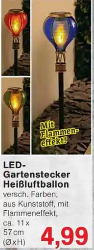 Wiglo Wunderland LED-Gartenstecker Heißluftballon Angebot