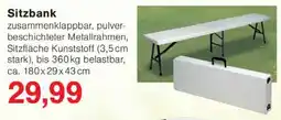 Wiglo Wunderland Sitzbank Angebot