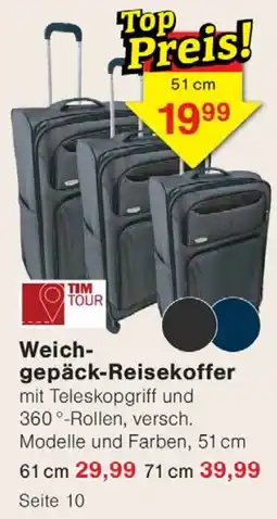 Wiglo Wunderland TIM TOUR Weichgepäck-Reisekoffer Angebot