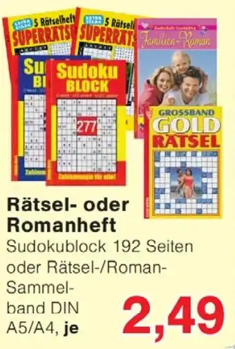 Wiglo Wunderland Rätsel- oder Romanheft Angebot