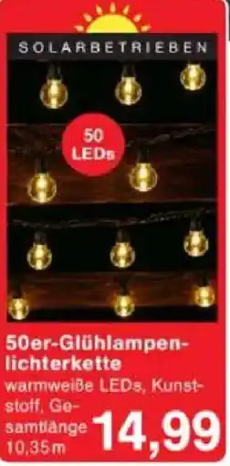 Jawoll 50er-Glühlampenlichterkette Angebot