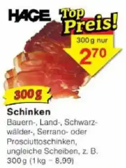 Jawoll HAGE Schinken Angebot