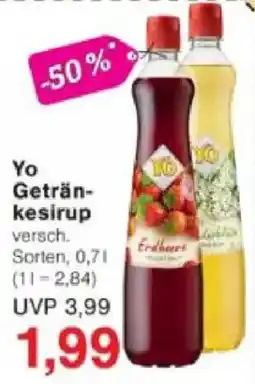 Jawoll Yo Getränkesirup Angebot