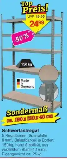 Jawoll Schwerlastregal Angebot