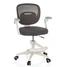 Netto Marken-Discount hjh OFFICE Kinderdrehstuhl KIDDY SMART Stoff / Netzstoff mit abklappbaren Armlehnen Angebot