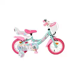 Netto Marken-Discount VOLARE Kinderfahrrad Unicorn 12 Zoll ohne Rücktrittbremse, grün Angebot