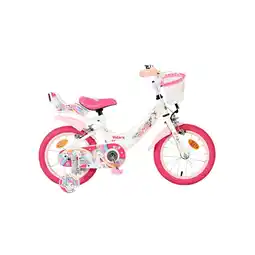 Netto Marken-Discount VOLARE Kinderfahrrad Unicorn 14 Zoll ohne Rücktrittbremse, weiß Angebot