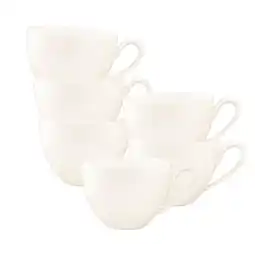 Netto Marken-Discount Seltmann Weiden Milchkaffeetassen Savona Fine Diamond 340 ml 6er Set Angebot