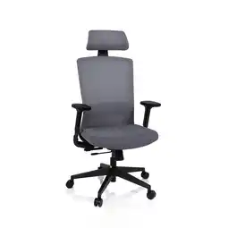 Netto Marken-Discount hjh OFFICE Profi Bürostuhl CAPTIVO Stoff / Netzstoff mit Armlehnen (höhenverstellbar) Angebot