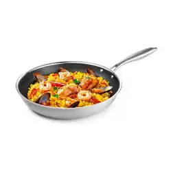 Netto Marken-Discount BRATmaxx Edelstahl-Pfanne 28cm silber Angebot