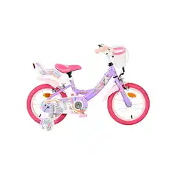 Netto Marken-Discount VOLARE Kinderfahrrad Unicorn 14 Zoll ohne Rücktrittbremse, lila Angebot