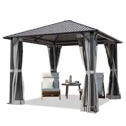Netto Marken-Discount TOOLPORT Gartenpavillon Moonlight Superior, inkl. 4 Seitenteile 3x3.65 m Dunkelgrau Angebot