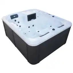 Netto Marken-Discount OUTDOORPOOL+AD+ST OASIS white marble 208x175x90 cm Angebot