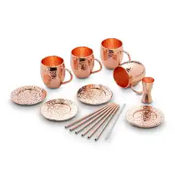 Netto Marken-Discount Echtwerk MoscowMule Becher Set 13tlg aus Edelstahl Angebot