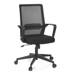 Netto Marken-Discount hjh OFFICE Home Office Bürostuhl PRESTON Stoff / Netzstoff mit Armlehnen Angebot