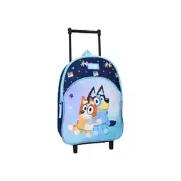 Netto Marken-Discount Bluey Smoochy Kiss Trolley Rucksack Kinder Schule Reisetasche mit Angebot
