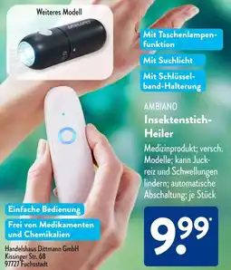 Aldi Süd AMBIANO Insektenstich Heiler Angebot