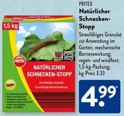 Aldi Süd PRITEX Natürlicher Schnecken Stopp Angebot