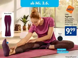 Aldi Süd CRANE Yogahose Angebot