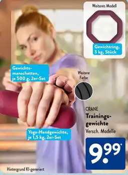 Aldi Süd CRANE Trainingsgewichte Angebot