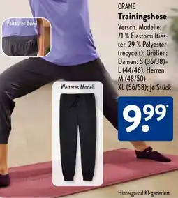 Aldi Süd CRANE Trainingshose Angebot