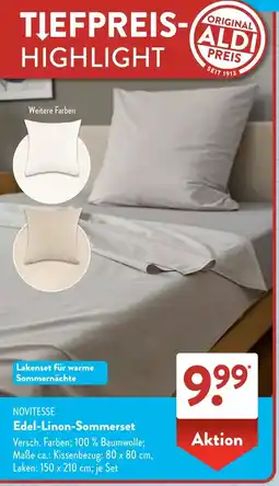 Aldi Süd NOVITESSE Edel-Linon-Sommerset Angebot
