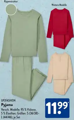Aldi Süd UP2FASHION Pyjama Angebot