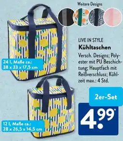 Aldi Süd LIVE IN STYLE Kühltaschen Angebot