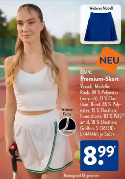 Aldi Süd CRANE Premium-Skort Angebot