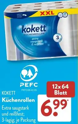 Aldi Süd KOKETT Küchenrollen Angebot