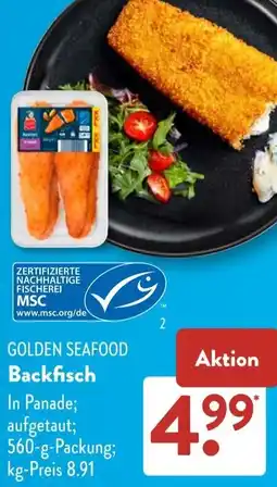 Aldi Süd GOLDEN SEAFOOD Backfisch Angebot