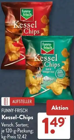 Aldi Süd FUNNY-FRISCH Kessel-Chips Angebot