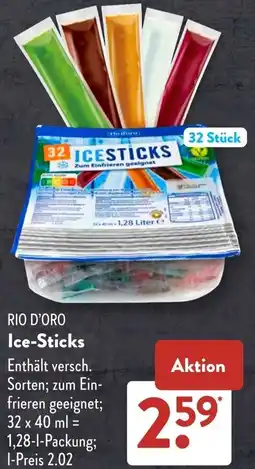 Aldi Süd RIO D'ORO Ice-Sticks Angebot
