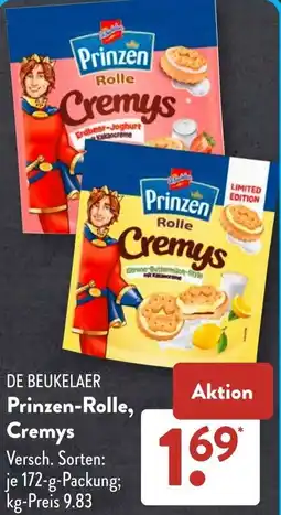 Aldi Süd DE BEUKELAER Prinzen-Rolle, Cremys Angebot