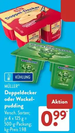 Aldi Süd MÜLLER Doppeldecker oder Wackelpudding Angebot