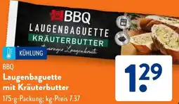 Aldi Süd BBQ Laugenbaguette mit Kräuterbutter Angebot