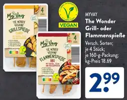 Aldi Süd MYVAY The Wonder Grill- oder Flammenspieẞe Angebot
