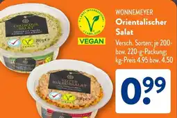 Aldi Süd WONNEMEYER Orientalischer Salat Angebot